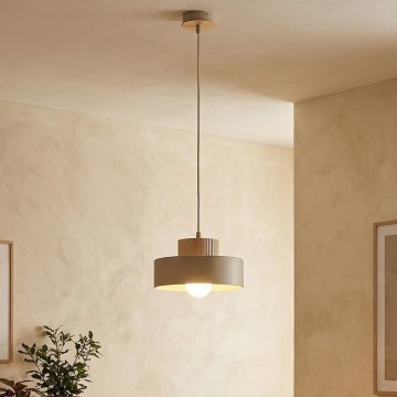 Luster na lanku KIVI 1xE27/15W/230V, béžový