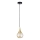 Luster na lanku LACRIMA HONEY 1xE27/60W/230V