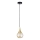 Luster na lanku LACRIMA HONEY 1xE27/60W/230V