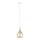 Luster na lanku LACRIMA WHITE 1xE27/60W/230V