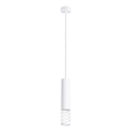 Luster na lanku LAMI 1xGU10/10W/230V biela
