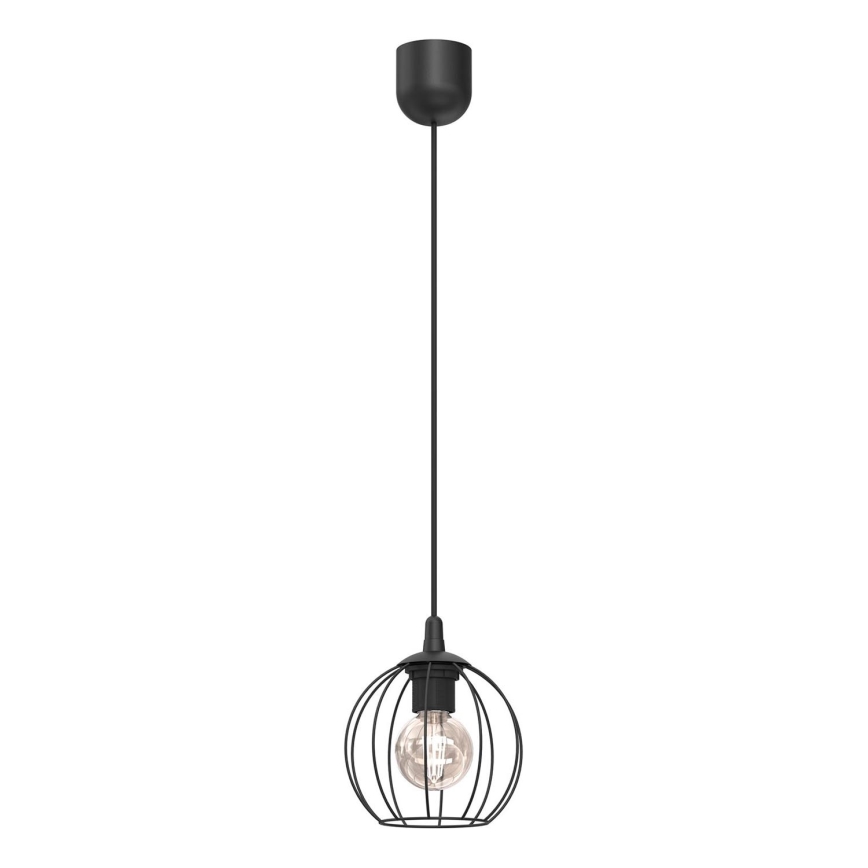 Luster na lanku LAPS 1xE27/15W/230W čierna