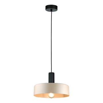Luster na lanku LATTE 1xE27/60W/230V béžová/čierna
