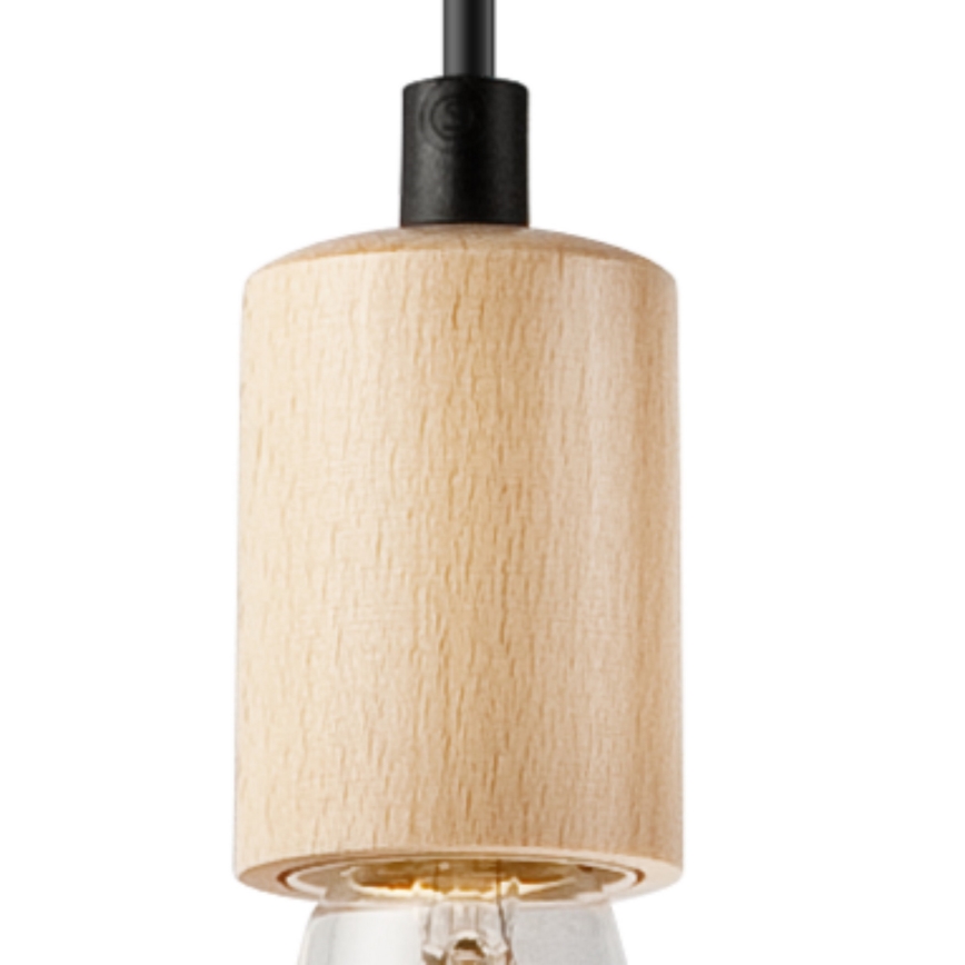 Luster na lanku LEON 3xE27/60W/230V buk