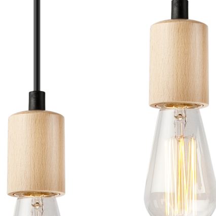 Luster na lanku LEON 5xE27/60W/230V buk
