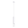 Luster na lanku LIRO 1xGU10/10W/230V biela