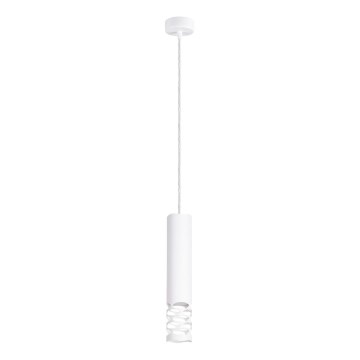 Luster na lanku LIRO 1xGU10/10W/230V biela