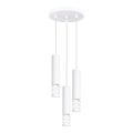 Luster na lanku LIRO 3xGU10/10W/230V biela
