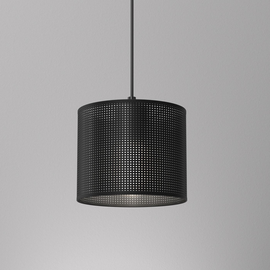 Luster na lanku LOFT SHADE 1xE27/60W/230V pr. 18 cm čierna