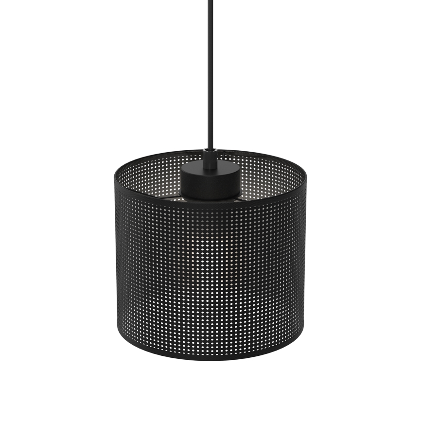 Luster na lanku LOFT SHADE 1xE27/60W/230V pr. 18 cm čierna