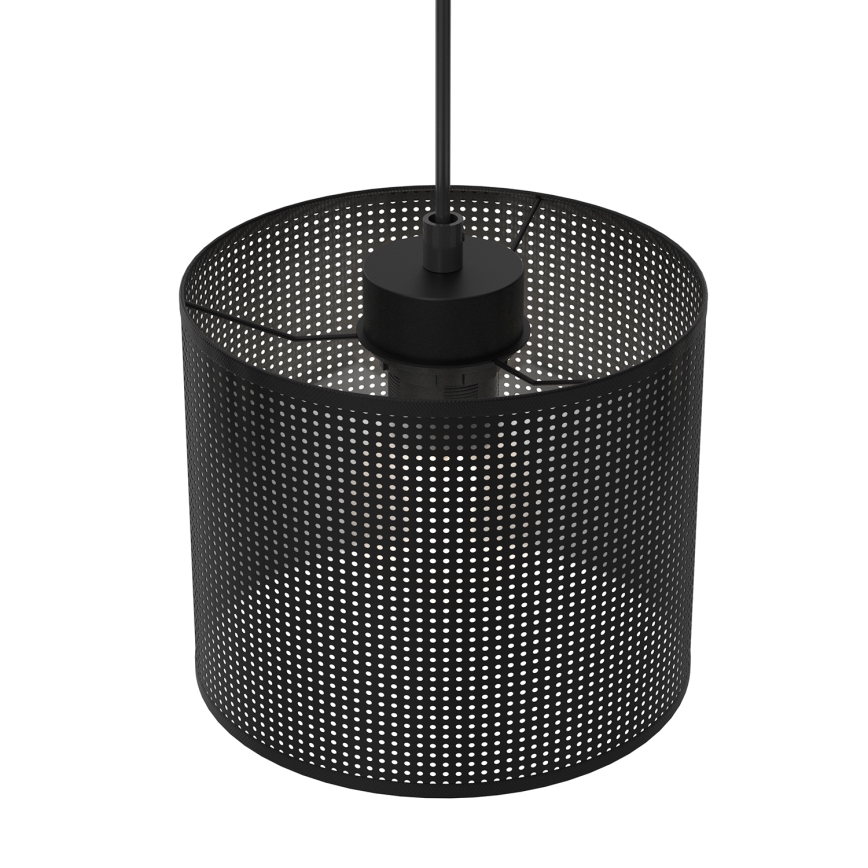 Luster na lanku LOFT SHADE 3xE27/60W/230V čierna