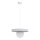 Luster na lanku LOME 1xE27/60W/230V biela