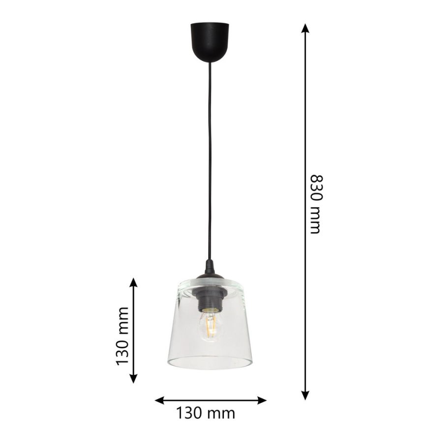 Luster na lanku LUCEA 1xE27/15W/230V
