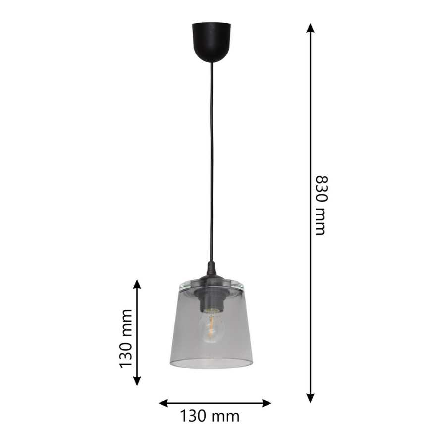 Luster na lanku LUCEA 1xE27/15W/230V
