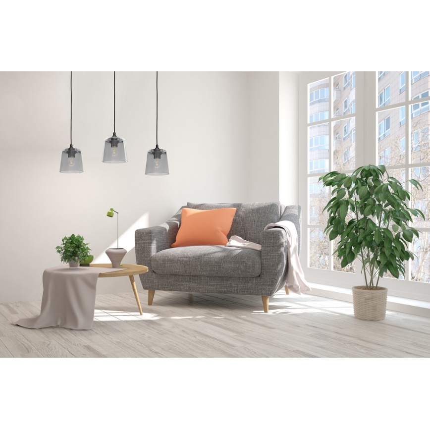 Luster na lanku LUCEA 3xE27/15W/230V