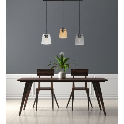 Luster na lanku LUCEA 3xE27/15W/230V