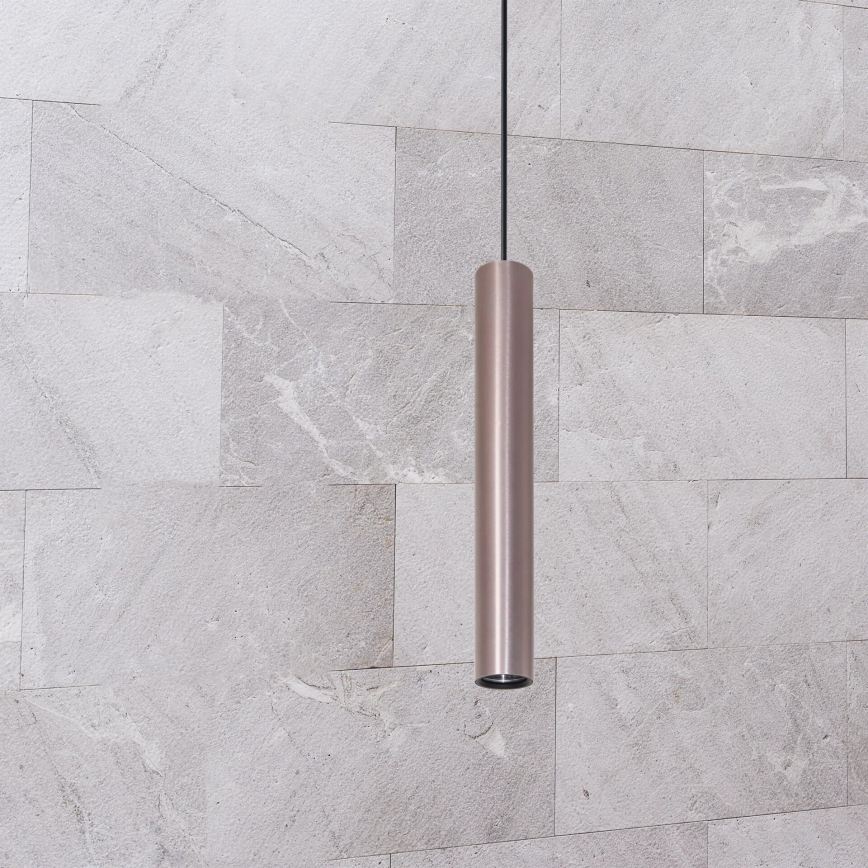 Luster na lanku LUNGOMARE 1xGU10/10W/230V matný chróm
