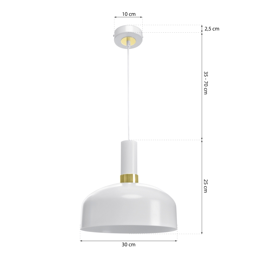 Luster na lanku MALMO 1xE27/60W/230V