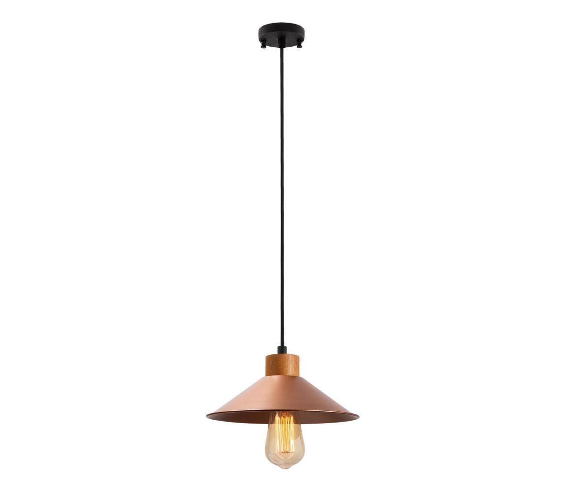 Luster na lanku MANAVGAT 1xE27/40W/230V medený/hnedý 795LMG1107