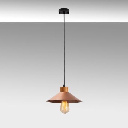 Luster na lanku MANAVGAT 1xE27/40W/230V medený/hnedý