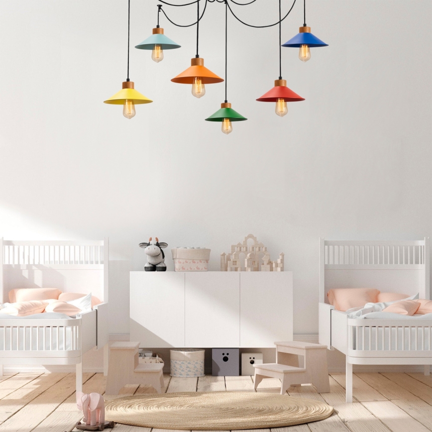 Luster na lanku MANAVGAT 6xE27/100W/230V pavúk