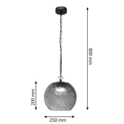 Luster na lanku MARILLA 1xE27/15W/230V