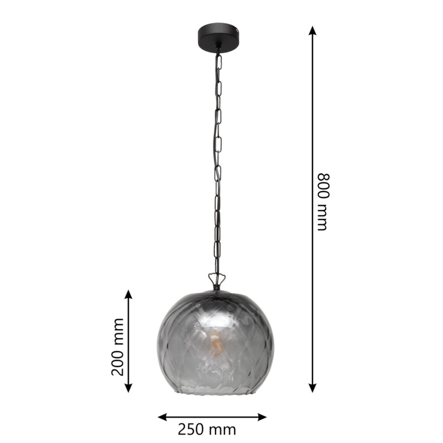 Luster na lanku MARILLA 1xE27/15W/230V