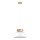 Luster na lanku MARION 1xE27/15W/230V pr. 29,5 cm biela