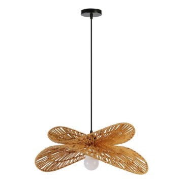 Luster na lanku MARIPOSA 1xE27/40W/230V pr. 50 cm juta