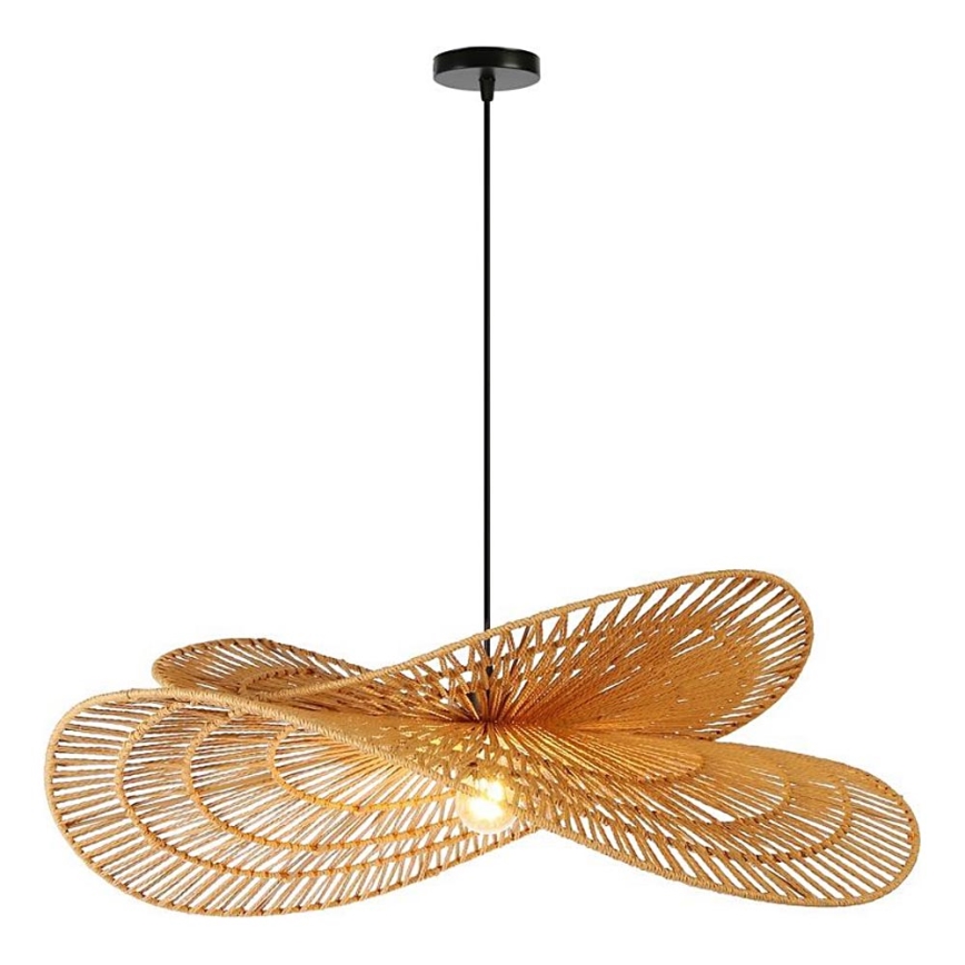 Luster na lanku MARIPOSA 1xE27/40W/230V pr. 80 cm juta
