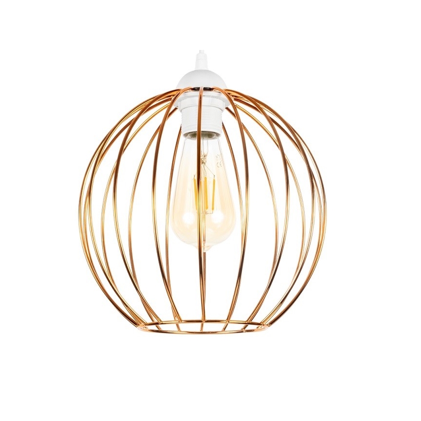 Luster na lanku MATT 2xE27/60W/230V pavúk biela/medená