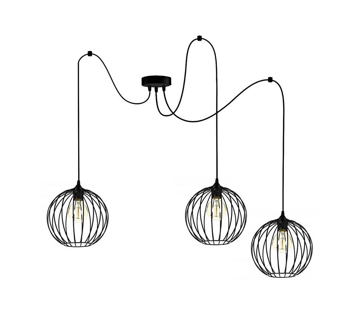  Luster na lanku MATT 3xE27/60W/230V pavúk 0407