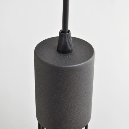 Luster na lanku MELODY 3xE27/15W/230V čierna