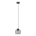Luster na lanku MERCURE 1xE27/15W/230V pr. 16 cm čierna