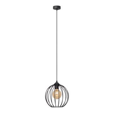Luster na lanku MERCURE 1xE27/15W/230V pr. 24 cm čierna
