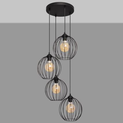 Luster na lanku MERCURE 4xE27/15W/230V