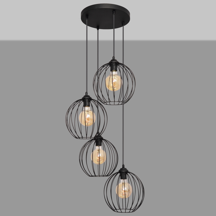 Luster na lanku MERCURE 4xE27/15W/230V