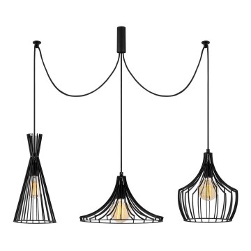 Luster na lanku MEZOPOTAMYA 3xE27/40W/230V pavúk