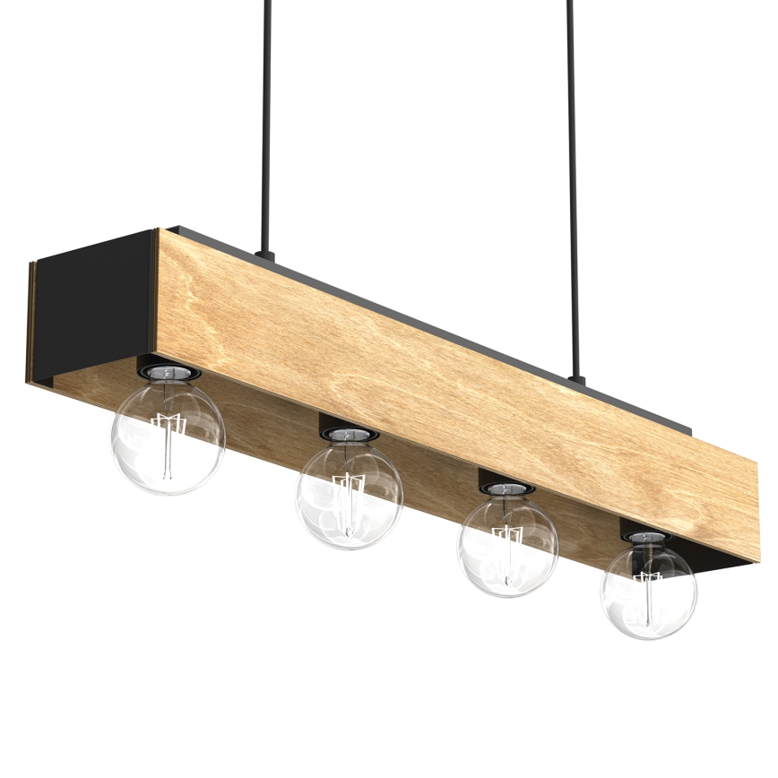 Luster na lanku MILUZA 4xE27/15W/230V