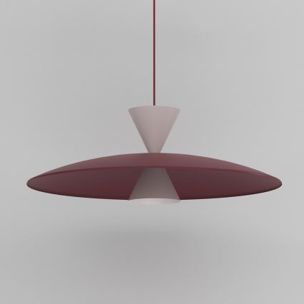 Luster na lanku MISTIC 1xGX53/15W/230V bordová