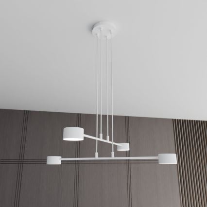 Luster na lanku MODUS 4xGX53/10W/230V biela