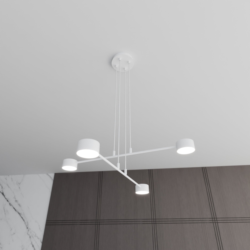 Luster na lanku MODUS 4xGX53/10W/230V biela
