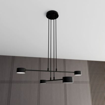 Luster na lanku MODUS 4xGX53/10W/230V čierna