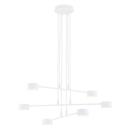 Luster na lanku MODUS 6xGX53/10W/230V biela