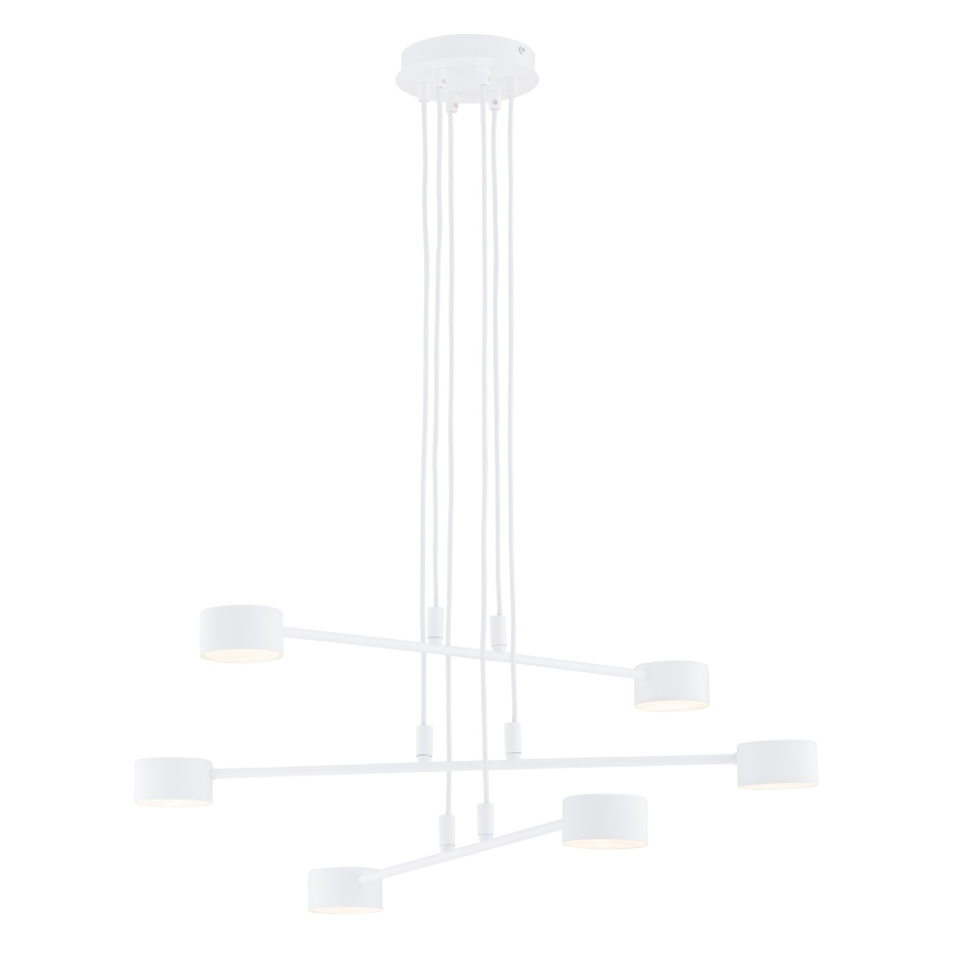 Luster na lanku MODUS 6xGX53/10W/230V biela