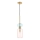 Luster na lanku MOLLY 1xE14/40W/230V pr. 12 cm zlatá/ružová/modrá