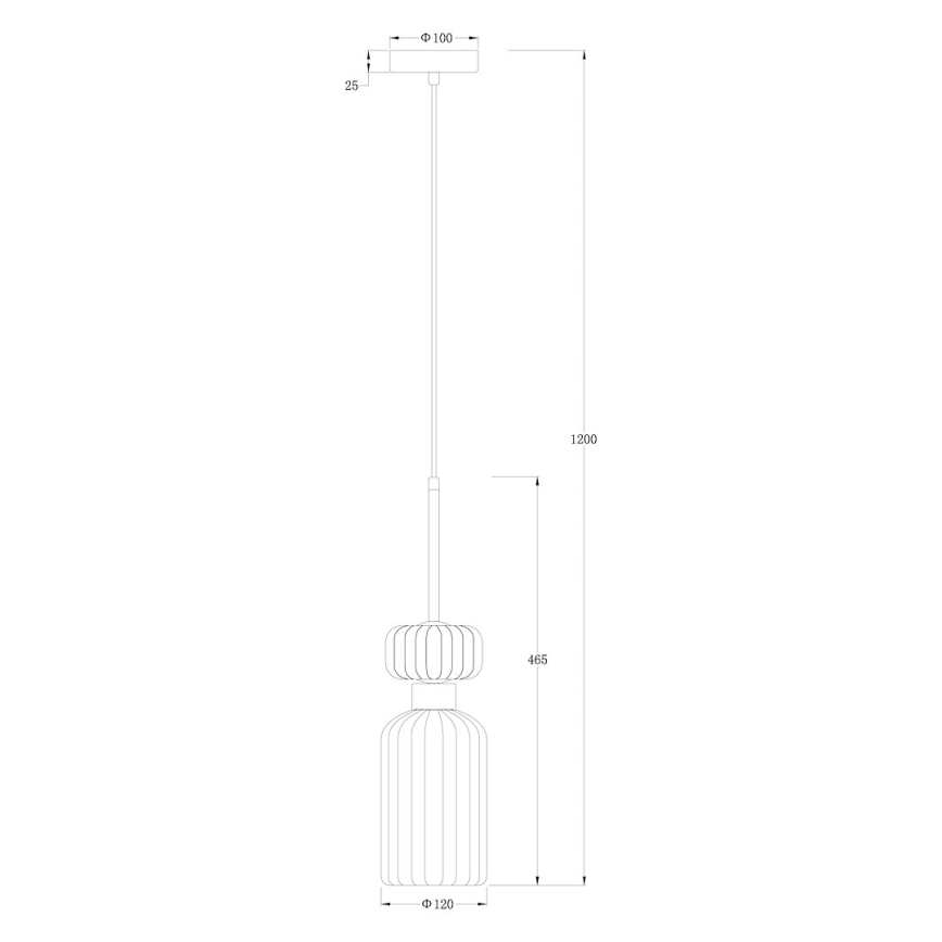 Luster na lanku MOLLY 1xE14/40W/230V pr. 12 cm zlatá/ružová/modrá