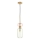 Luster na lanku MOLLY 1xE14/40W/230V pr. 12 cm zlatá/zelená/ružová