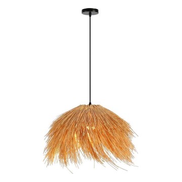 Luster na lanku NATURALEZA 1xE27/40W/230V pr. 55 cm ratan