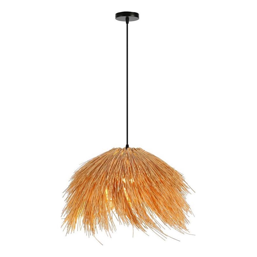 Luster na lanku NATURALEZA 1xE27/40W/230V pr. 55 cm ratan